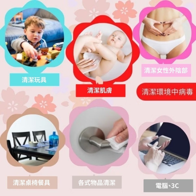 芊柔 清除腸病毒濕紙巾 多效抗病毒濕紙巾 芊柔 PLUS+抗菌清除腸病毒濕紙 80抽/15抽 私密處清潔 【濠氣老闆】-細節圖6