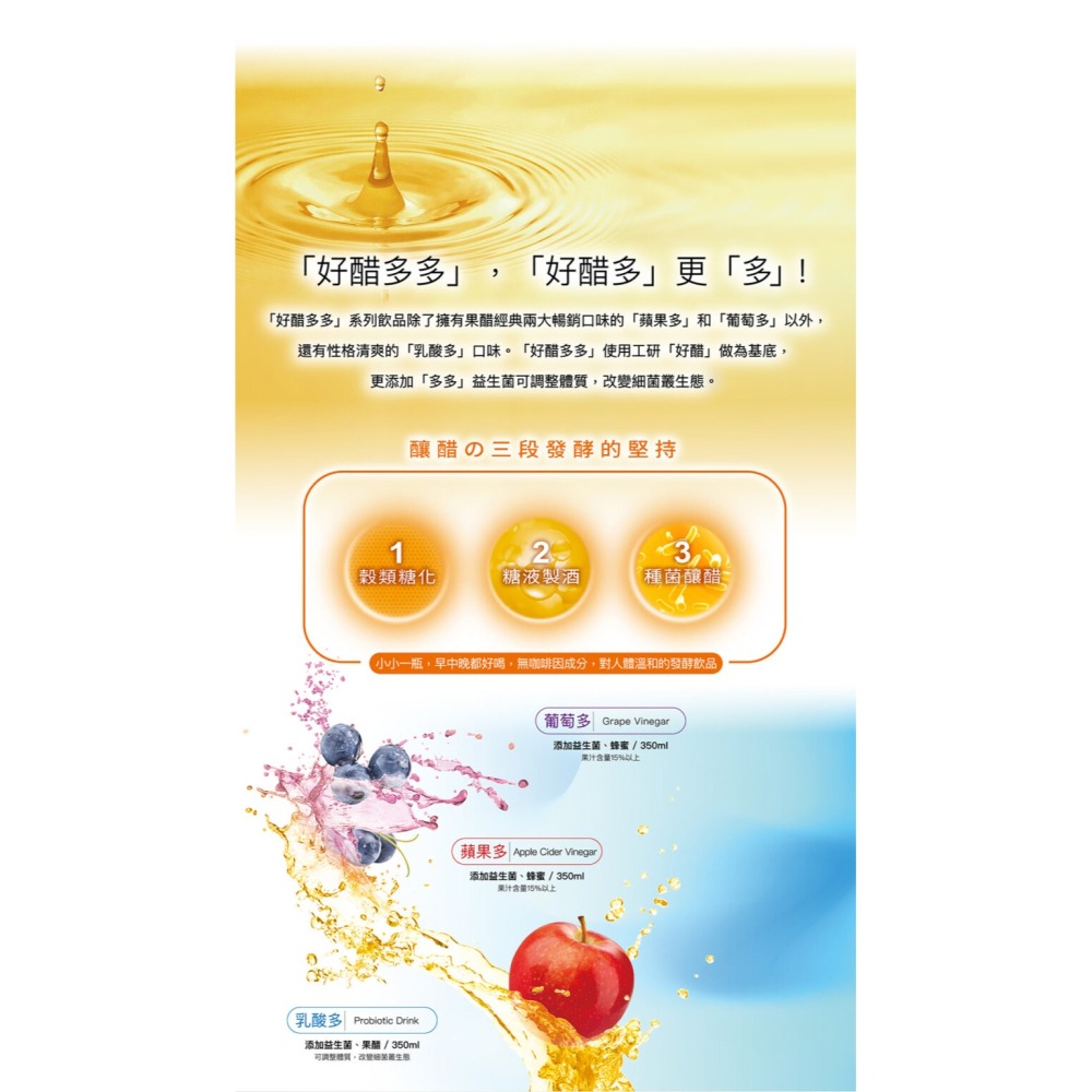 工研好醋多多350ml (蘋果醋/葡萄醋/乳酸醋)-細節圖7