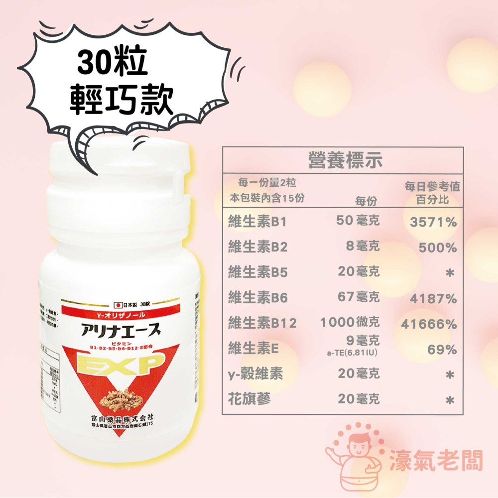 日本富山 安利命EX金強效錠30/180顆 保健食品 保健品 維生素B 綜合維他命 維他命【濠氣老闆】-細節圖6