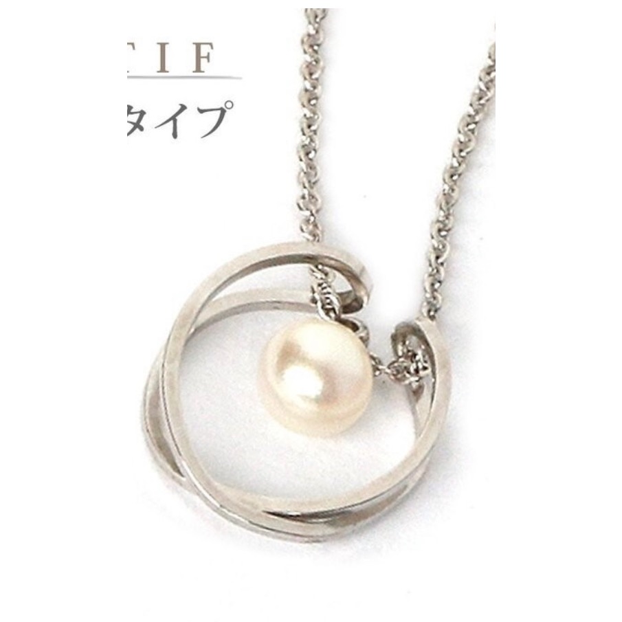 ￼日日花布~日本製真品進口Melody項鍊~圓形造型珍珠款~兩色現貨~日本質感選品-規格圖6