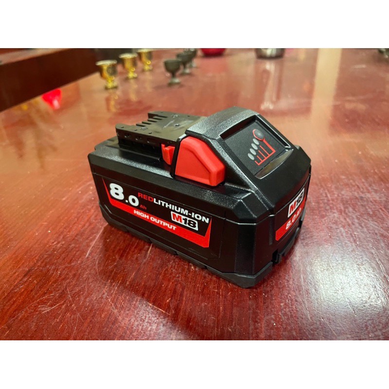 保固一年通用 米沃奇 副廠全新加強版本 21700高輸出 8.0 AH 電池 2350元 好用-細節圖3