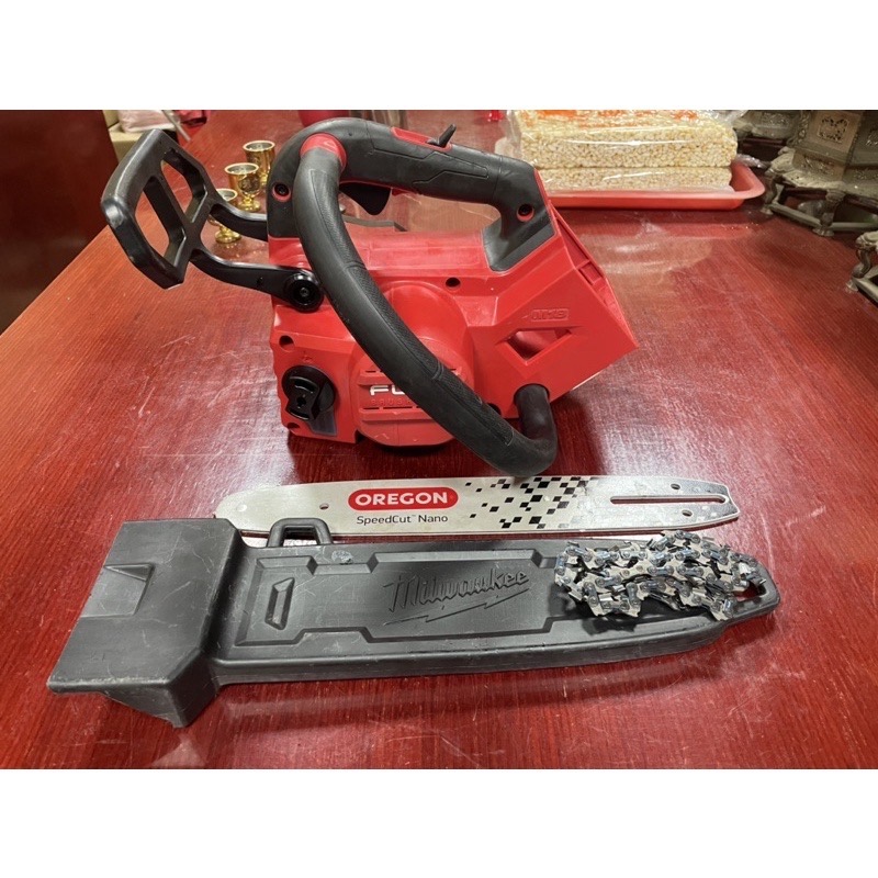 二手美沃奇 米沃奇 M18鋰電 無碳刷 手持 2827 -20 最新款鏈鋸機 鏈鋸-細節圖2