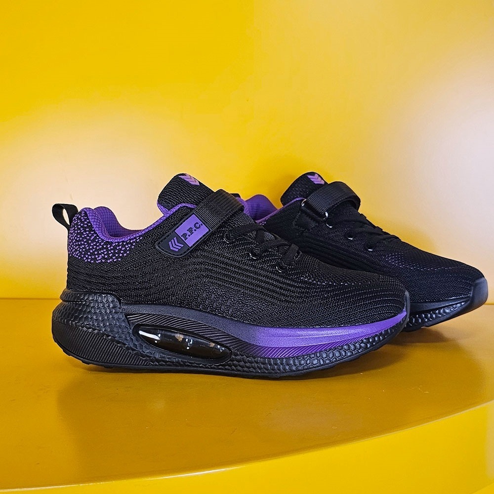 P.F.C. 上等兵 女鞋 氣墊厚底透氣方便魔鬼氈休閒鞋 搖搖鞋 健走鞋 80853-規格圖9