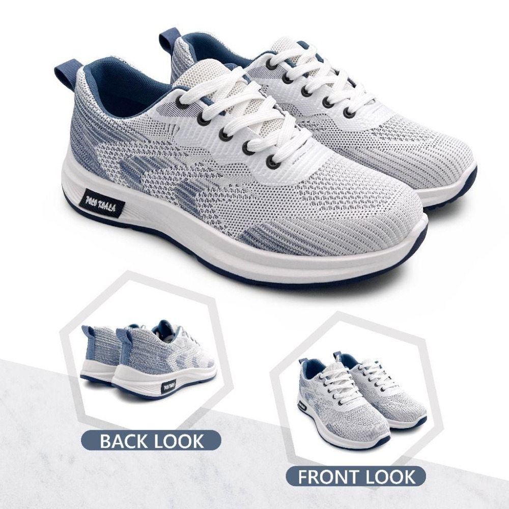 POLOKOALA 男鞋 透氣厚底潮流舒適休閒鞋 運動鞋 健走鞋 日常便鞋 W81-細節圖6