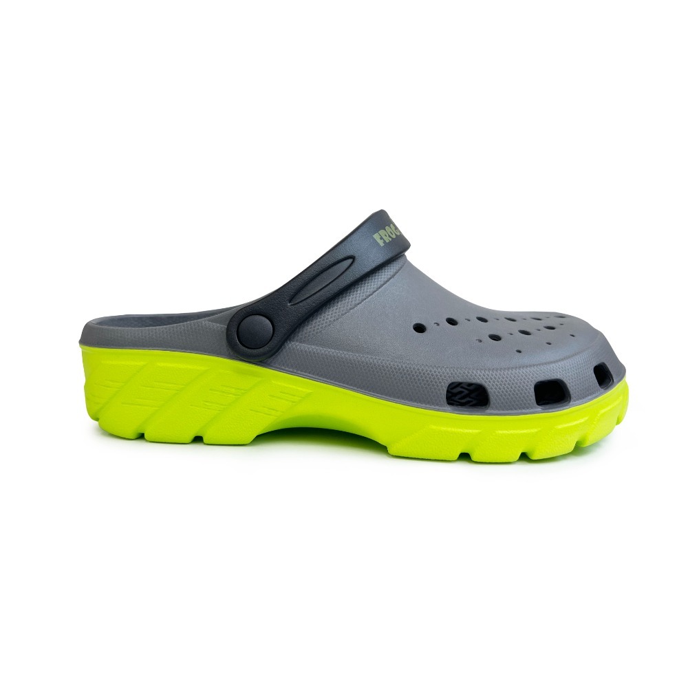 FROGKING 男鞋 EVA雙密度防水兩用洞洞鞋 布希鞋 防水拖鞋 涼鞋 綠 F-1689-規格圖11