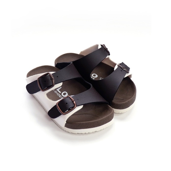 POLO MIT 台灣製 童鞋 糖果跳色小方釦休閒童拖鞋 3033-規格圖9