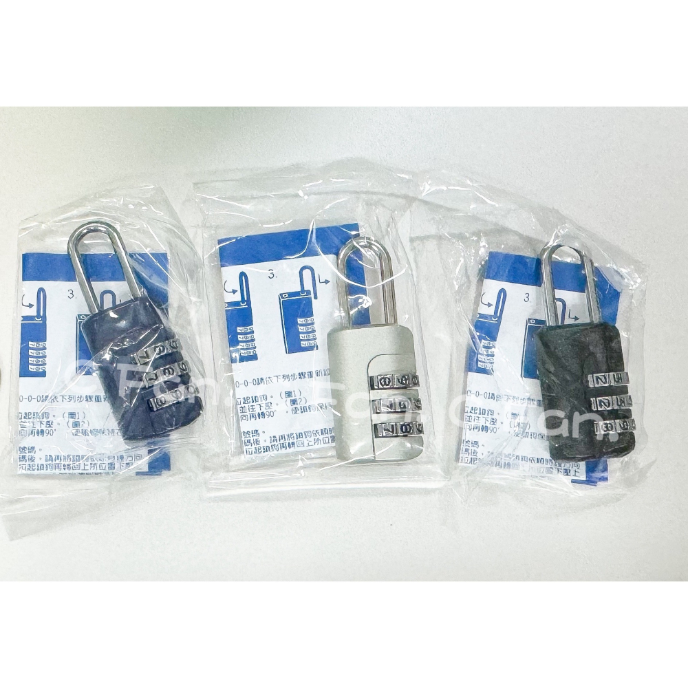 彩色變號鎖 號碼鎖 數字鎖 行李箱鎖 置物櫃鎖 鎖 台灣製 不選色隨機出貨 三碼-細節圖2