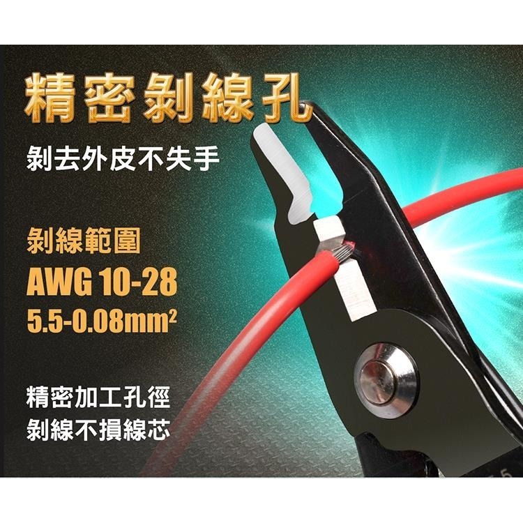 Pro＇sKit 寶工 CP-419 剝線 壓接鉗 強力剪剝壓線鉗 三合一 網路線壓線鉗夾線鉗-細節圖3