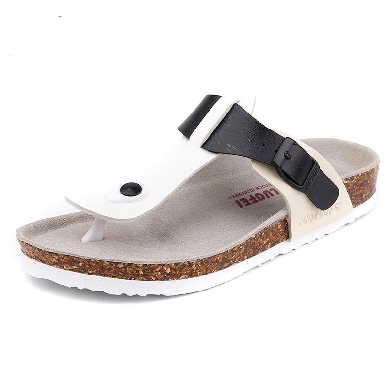 2024【升級款】加高足弓軟墊夾腳人字皮革老師傅手工訂製牛皮勃肯軟木拖鞋 大尺碼 情侶款 #35-46-規格圖9