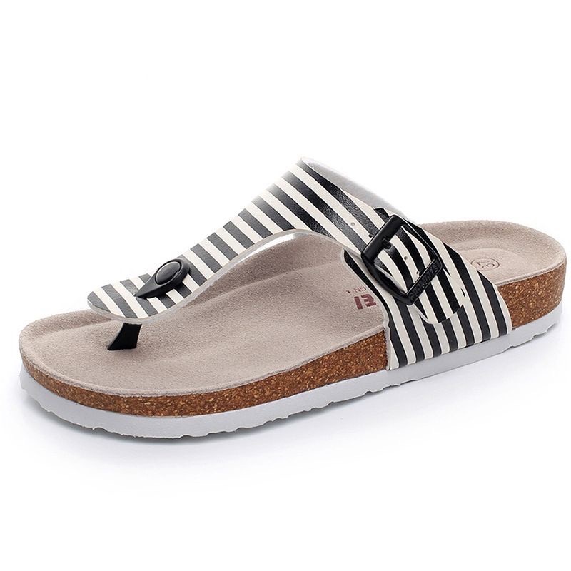 2024【升級款】加高足弓軟墊夾腳人字皮革老師傅手工訂製牛皮勃肯軟木拖鞋 大尺碼 情侶款 #35-46-規格圖9