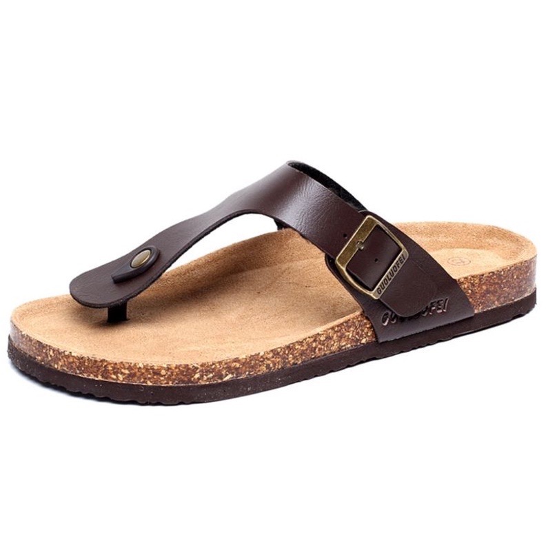 2024【升級款】加高足弓軟墊夾腳人字皮革老師傅手工訂製牛皮勃肯軟木拖鞋 大尺碼 情侶款 #35-46-規格圖9