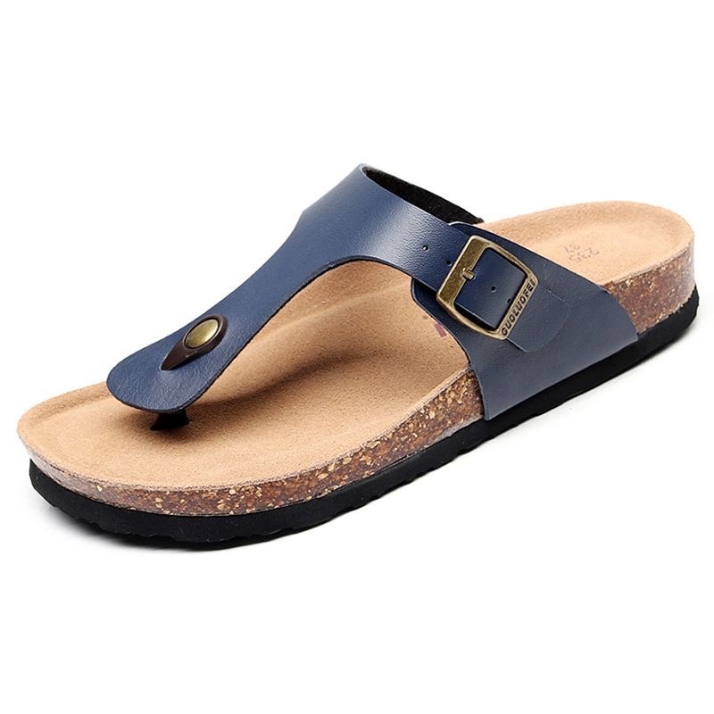 2024【升級款】加高足弓軟墊夾腳人字皮革老師傅手工訂製牛皮勃肯軟木拖鞋 大尺碼 情侶款 #35-46-規格圖9