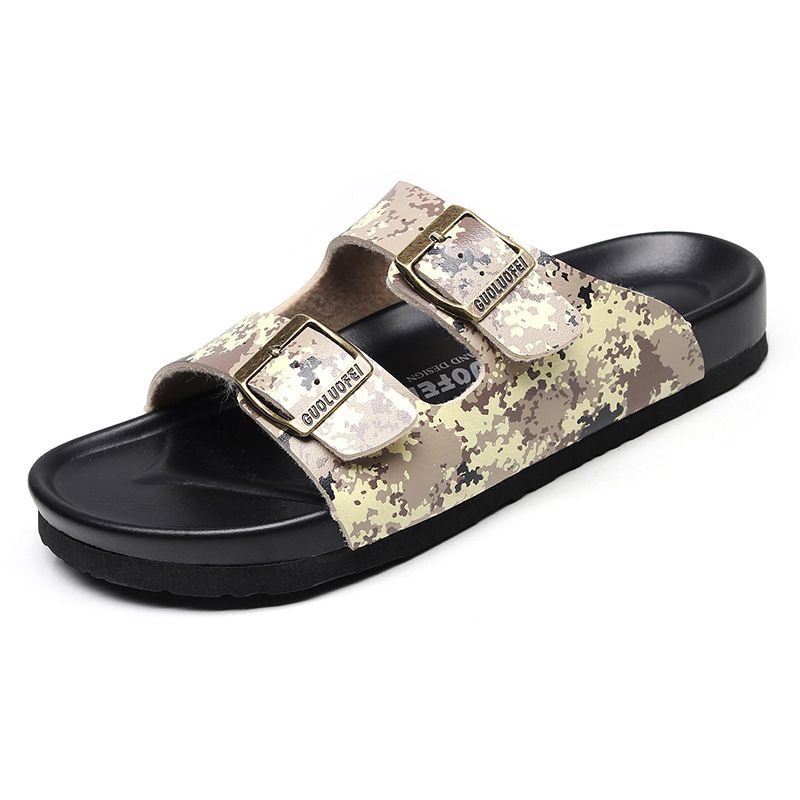 2024【升級款】雙扣系列防水款PU老師傅手工訂製牛皮勃肯軟木拖鞋 沙灘拖鞋 大尺碼 情侶款 #35-44-規格圖9