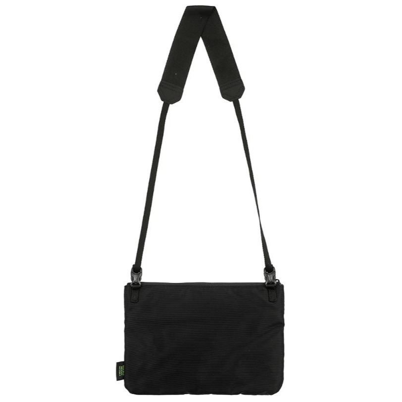 Adidas 愛迪達 SACOCHE 國外限定 簡約 工裝 斜背包 隨身包 側背包 黑色 IM5211-細節圖4