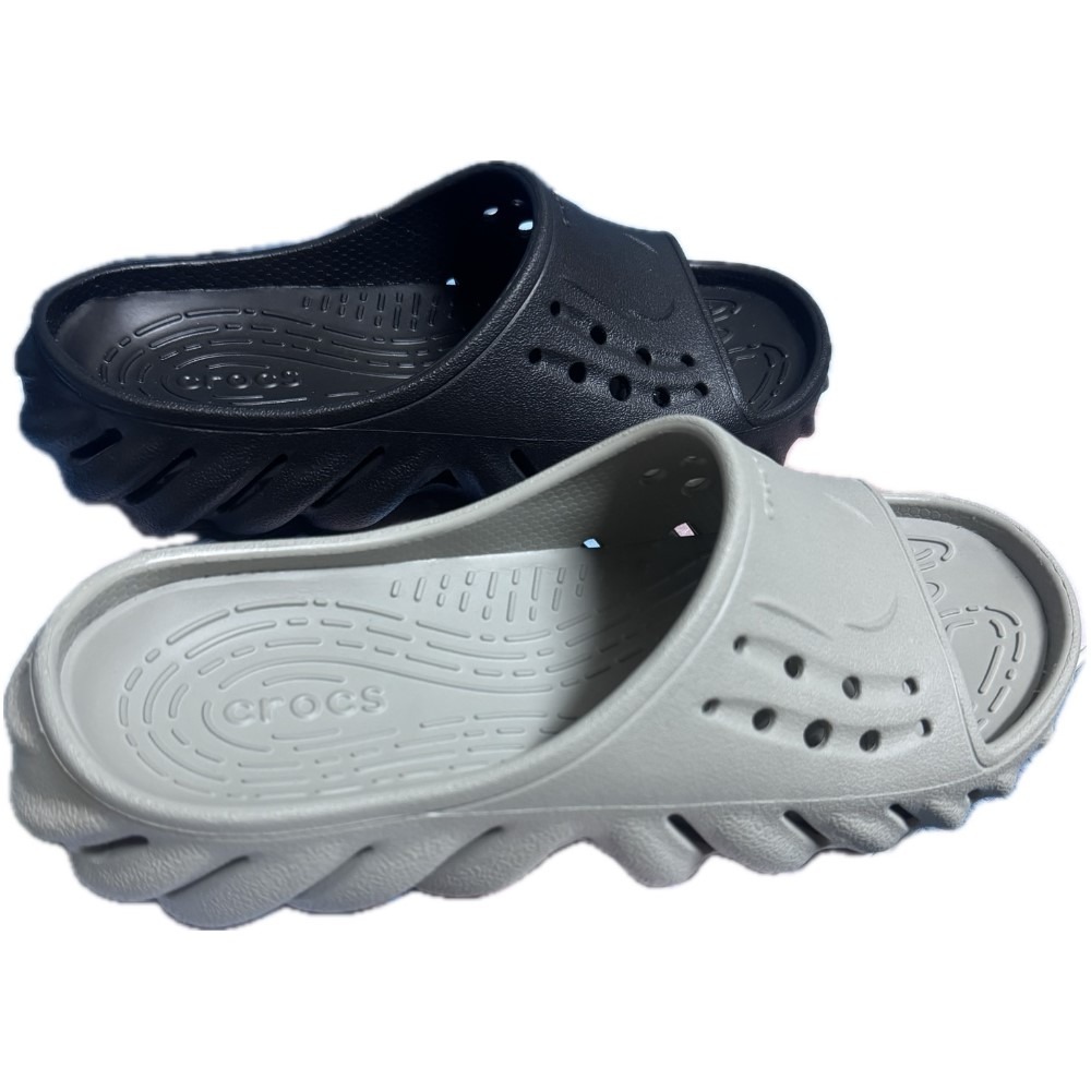 Crocs 中性鞋 Echo 波波 克駱格 208170 增高 4cm 拖鞋 1LM 001-細節圖2