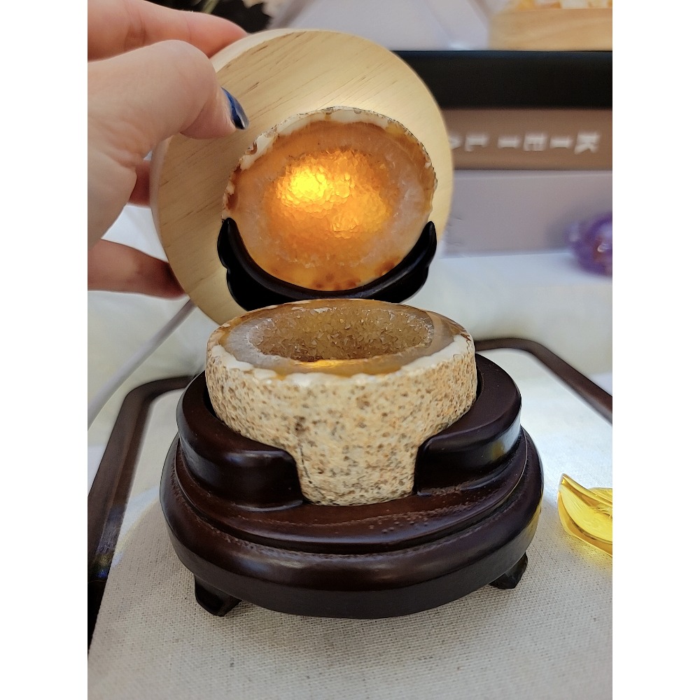 桌上擺件 黃金原皮招財聚寶盆-細節圖2