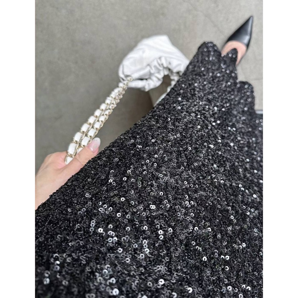 Twins 🇰🇷 韓國代購 東大門 正韓 派對必備 焦點亮閃閃長裙-細節圖6