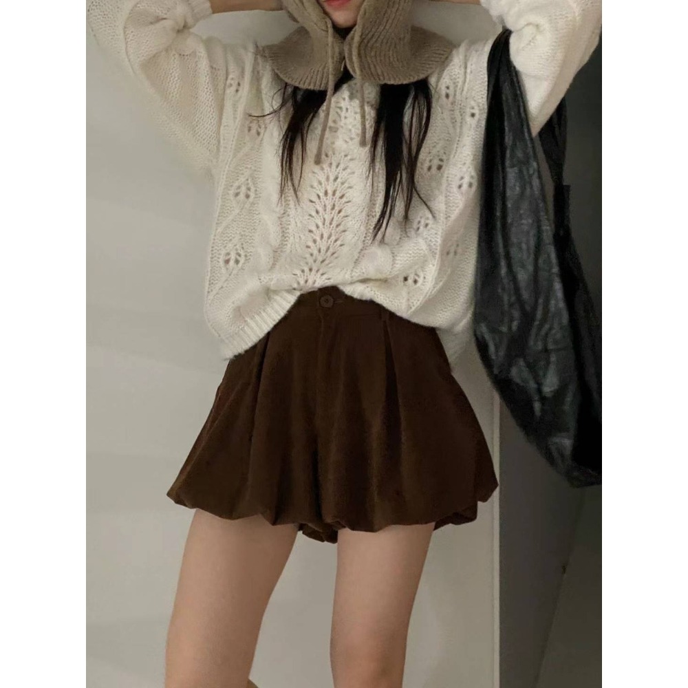 Twins 🇰🇷 韓國代購 東大門 正韓 燈芯絨氣球褲裙-細節圖2