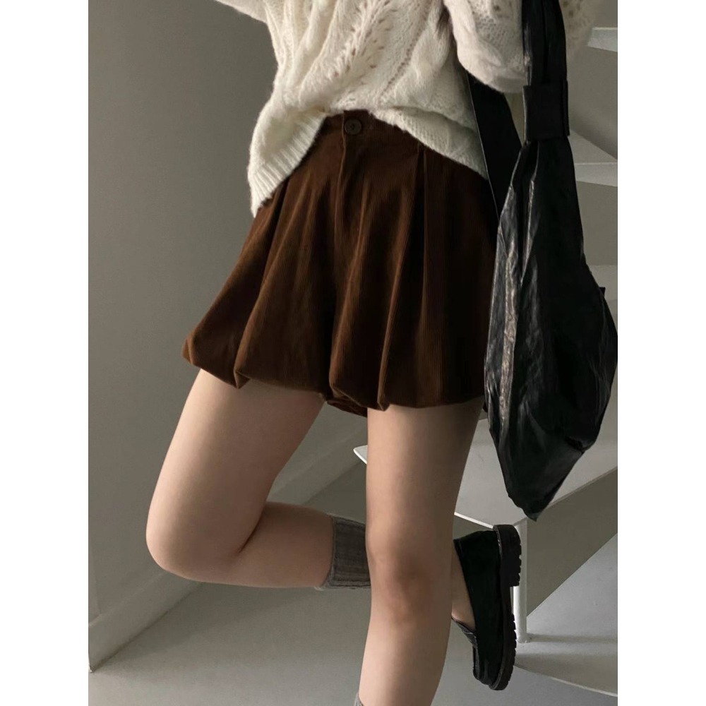 Twins 🇰🇷 韓國代購 東大門 正韓 燈芯絨氣球褲裙-細節圖7