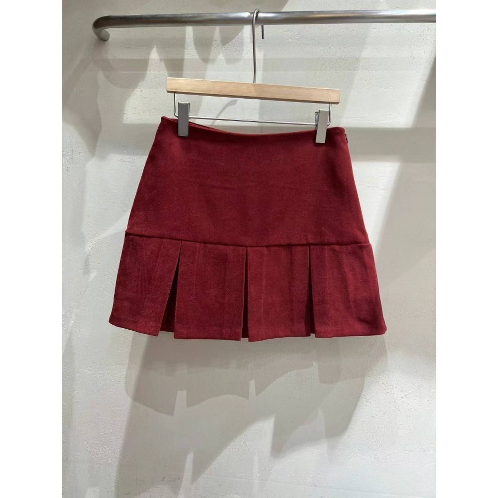 Twins 🇰🇷 韓國代購 東大門 正韓 顯瘦氣質百褶短褲裙-規格圖9