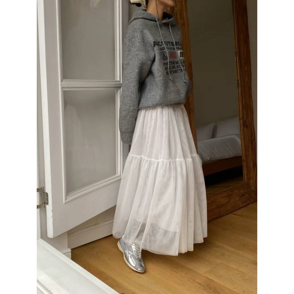 Twins 🇰🇷 韓國代購 東大門 正韓 羊毛字母印花連帽長版上衣-細節圖5