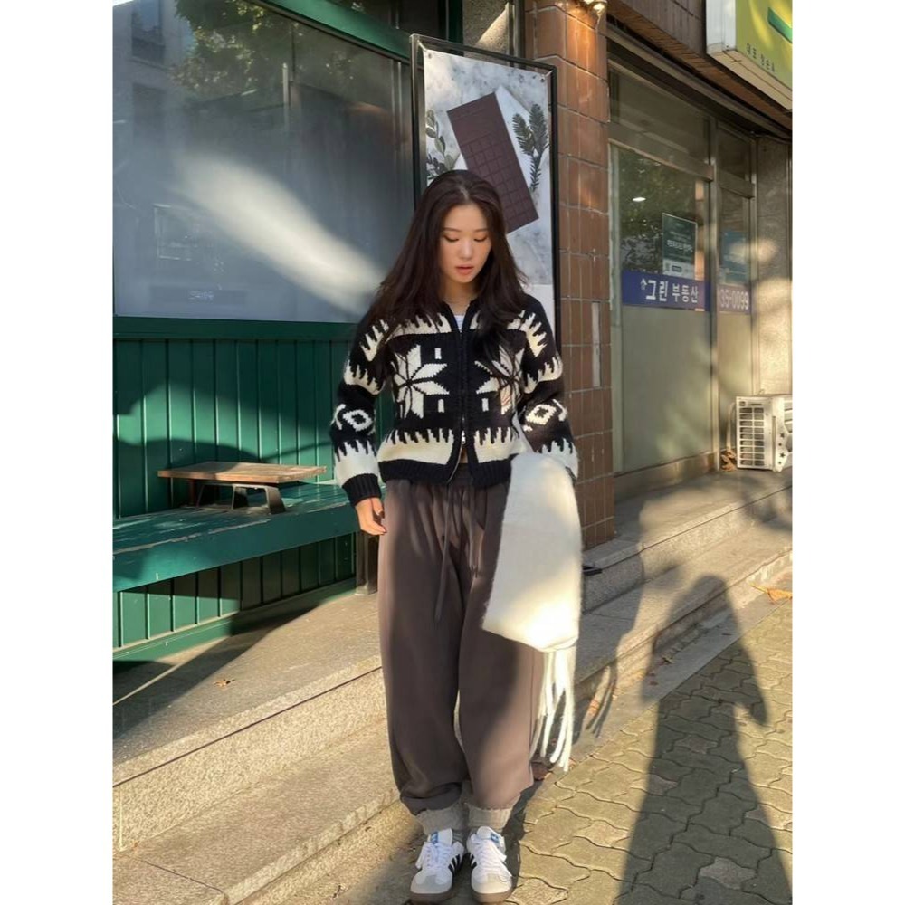 Twins 🇰🇷 韓國代購 東大門 正韓 舒適堤花設計針織外套-規格圖10