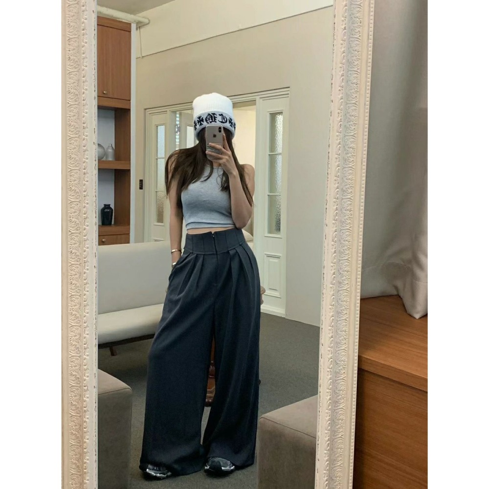 Twins 🇰🇷 韓國代購 東大門 正韓  削肩歐美背心(罩杯不可拆)-細節圖2