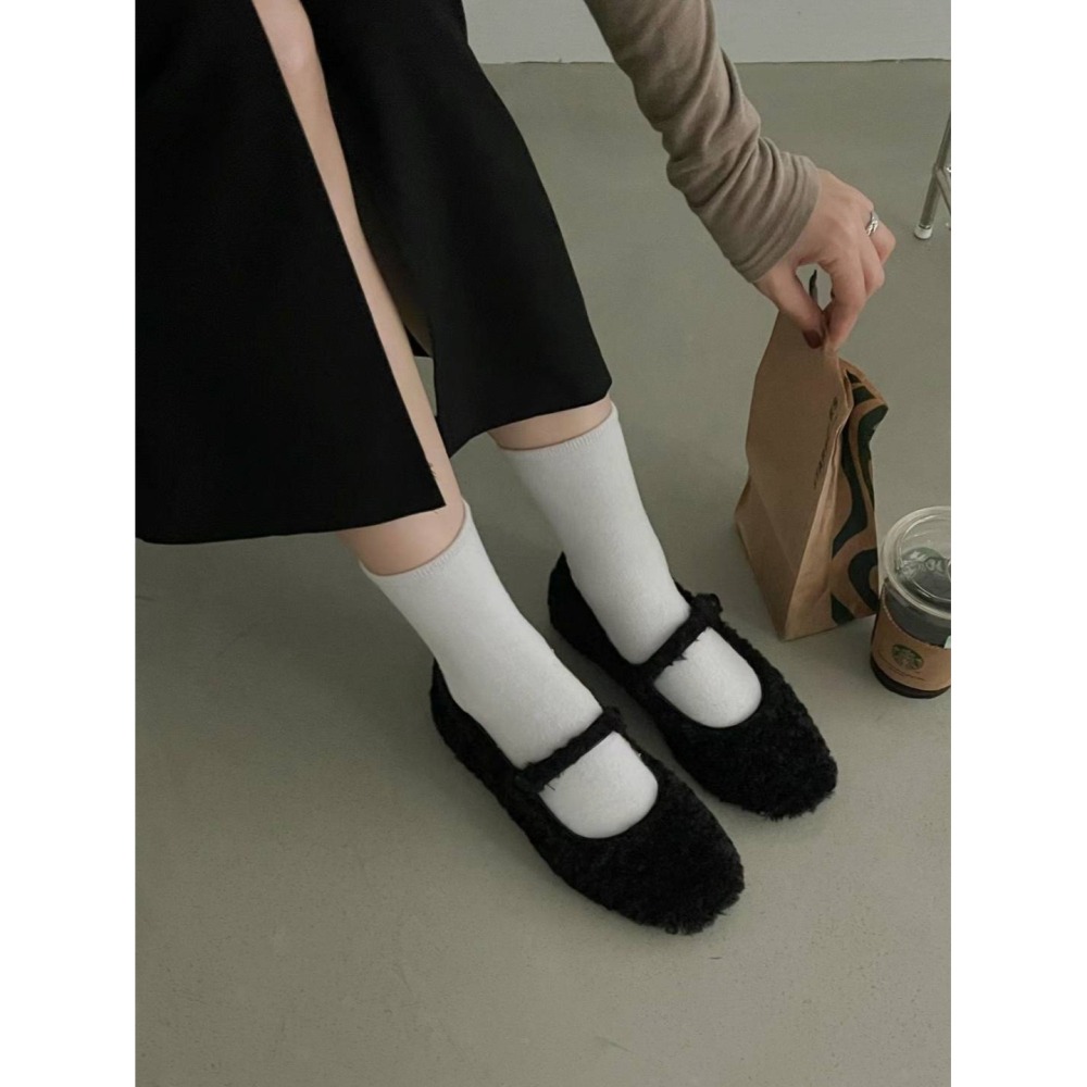 Twins 🇰🇷 韓國代購 東大門 正韓  超Q毛毛娃娃鞋-細節圖4