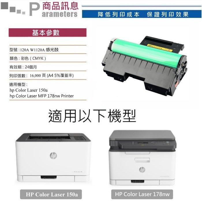 【酷碼數位】 hp 150A 178nw W1120A 179fnw 150nw 成像鼓 鼓架 120A 感光鼓-細節圖3