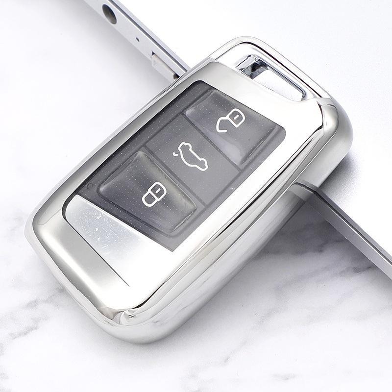 VW 福斯 鑰匙套 保護殼 智慧型鑰匙 Keyless Access Golf Tiguan T-Roc-細節圖9