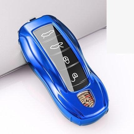 PORSCHE 保時捷 鑰匙套 保護殼 晶片鑰匙  KEYLESS Cayenne Taycan Macan-細節圖9