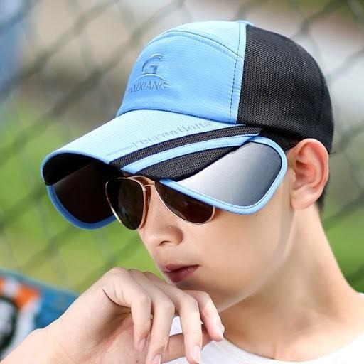 可伸縮 高爾夫球帽 棒球帽 遮陽帽 太陽眼鏡 防曬 自行車 釣魚 旅遊 路跑 曬斑 抗UV 高爾夫 保護雙眼-細節圖8