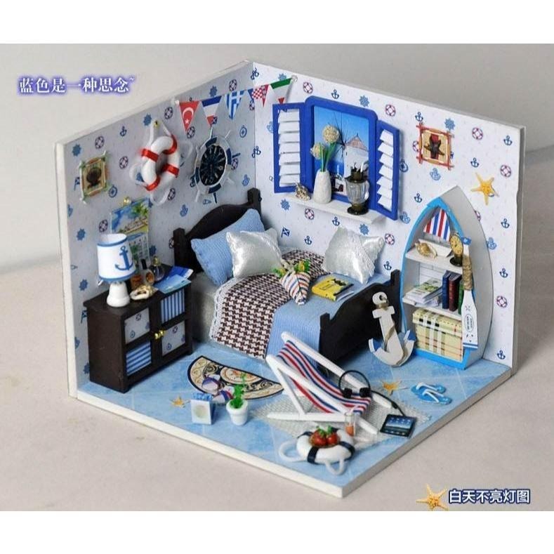 DIY 小屋 袖珍屋 娃娃屋 交換禮物 生日禮物 耶誕節禮物 立體拼圖 【夏之海】-細節圖3