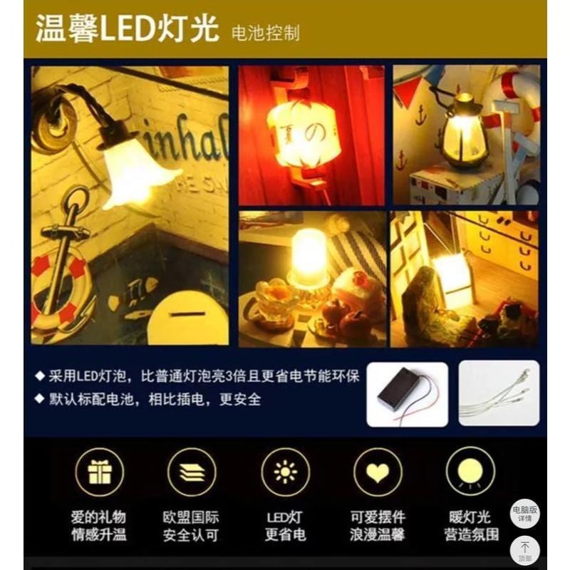 DIY 小屋 袖珍屋 娃娃屋 交換禮物 生日禮物 耶誕節禮物 立體拼圖【海洋之戀】-細節圖3