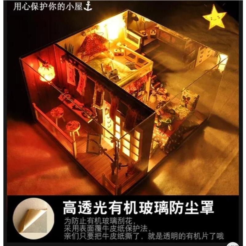 DIY 小屋 袖珍屋 娃娃屋 交換禮物 生日禮物 耶誕節禮物 立體拼圖【櫻之物語】-細節圖2