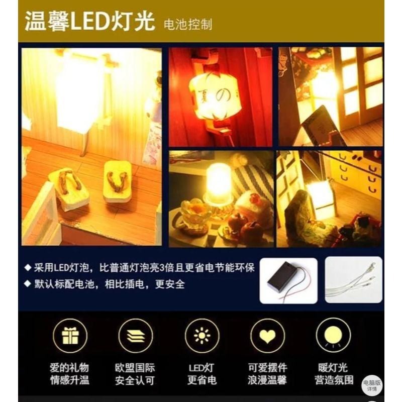 DIY 小屋 袖珍屋 娃娃屋 交換禮物 生日禮物 耶誕節禮物 立體拼圖【櫻之物語】-細節圖3