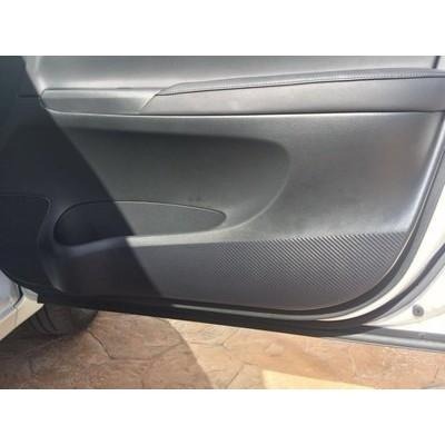NISSAN new sentra 14-25 車門防踢保護貼 車門飾板保護膜 車門防踢貼 碳纖維-細節圖7