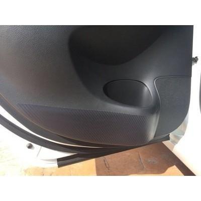NISSAN new sentra 14-25 車門防踢保護貼 車門飾板保護膜 車門防踢貼 碳纖維-細節圖8