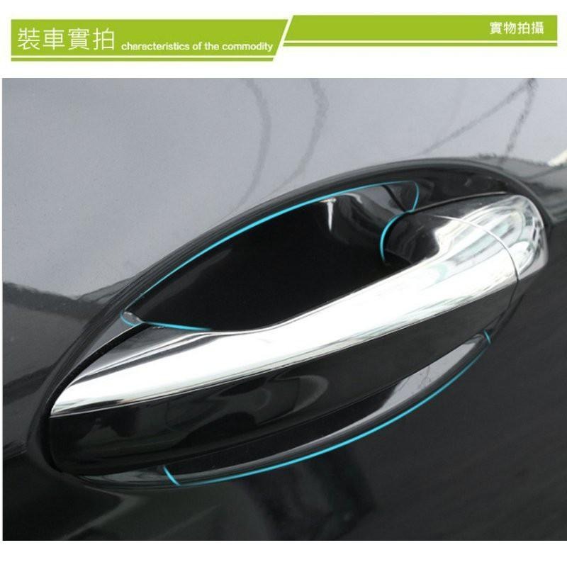 賓士 Benz A B C E CLA GLA GLC GLE 車門 外把手 防刮膜 保護貼 門腕貼 門碗貼-細節圖5