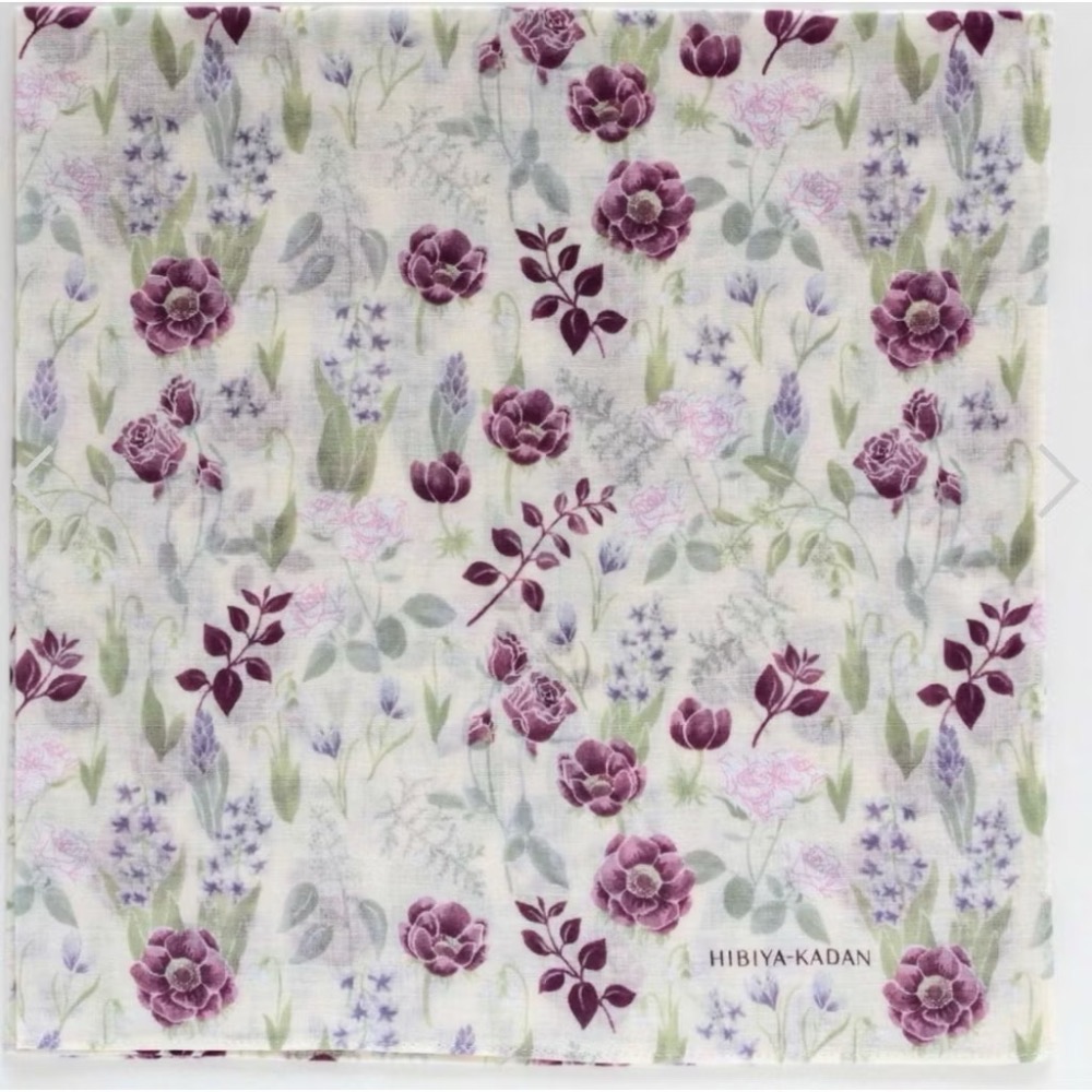 日本製 HIBIYA-KADAN  棉紗手帕 方巾 大判 現貨 58cm-細節圖2