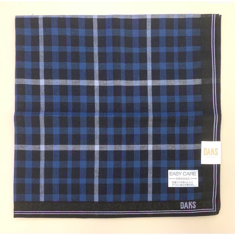 日本製 英國品牌 DAKS 手帕 方巾 領巾 現貨-細節圖2