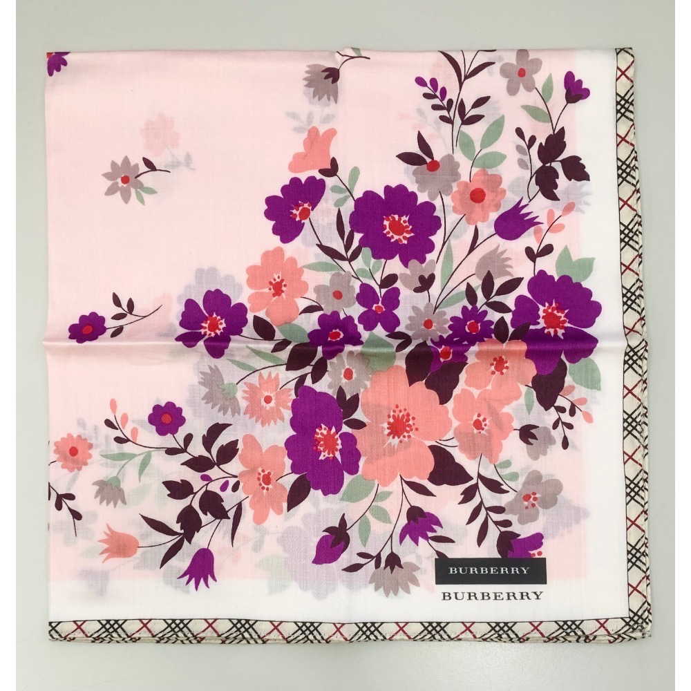 日本製 BURBERRY 戰馬 手帕 方巾 現貨-規格圖1
