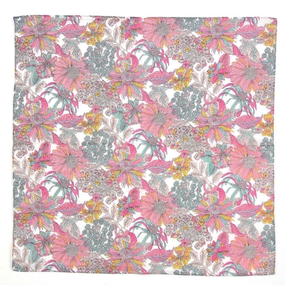 日本製 INTERMODE LIBERTY 手帕 方巾 純棉 現貨-細節圖3