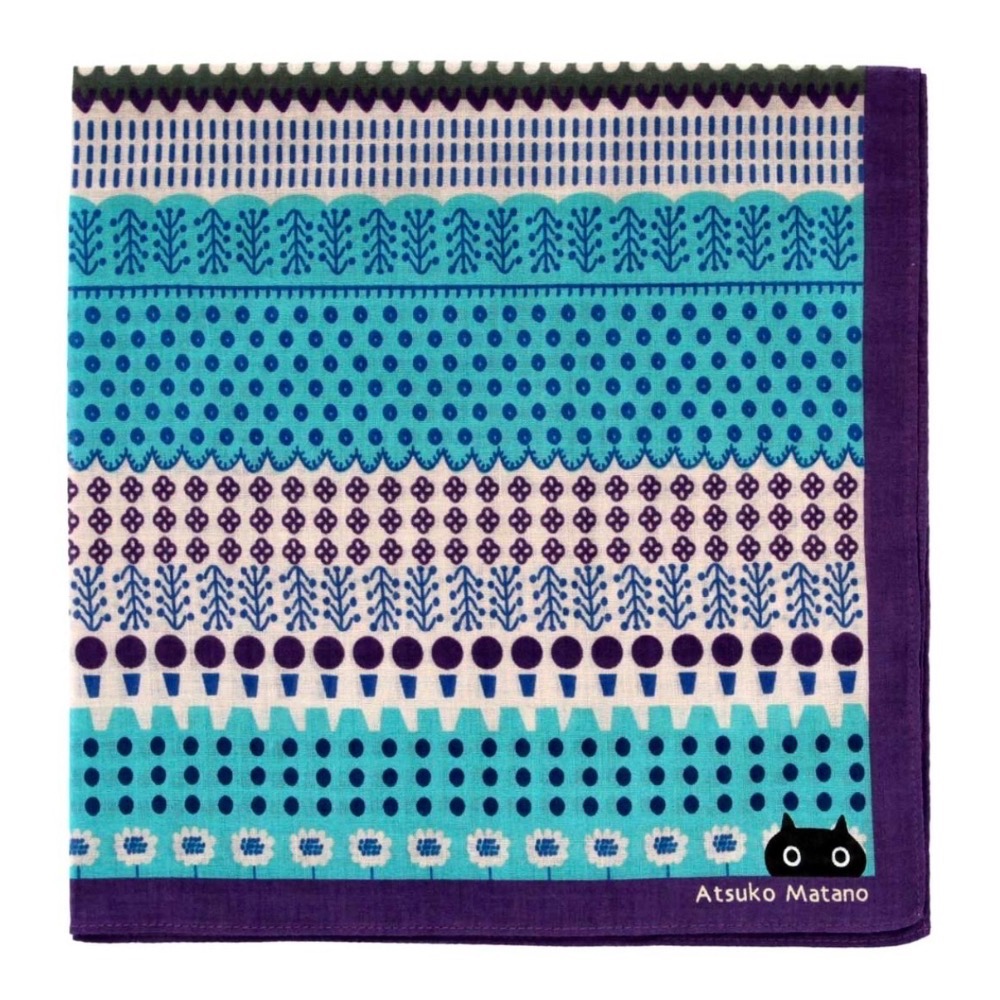 ￼【Atsuko Matano】日本設計師 保野溫子 方巾 手帕 純棉 現貨-規格圖3
