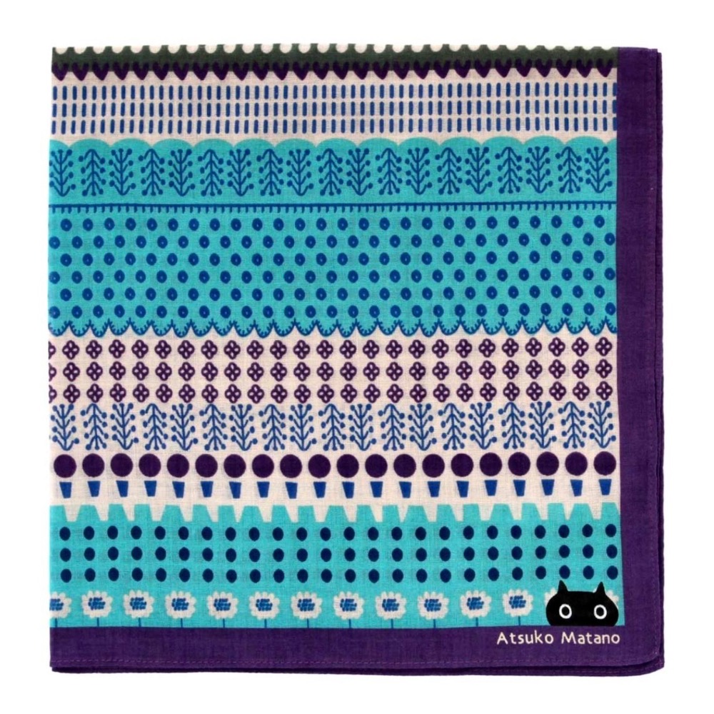 ￼【Atsuko Matano】日本設計師 保野溫子 方巾 手帕 純棉 現貨-規格圖3