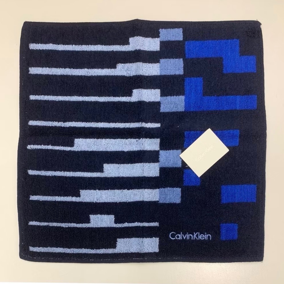 日本製 CK CALVIN KLIEN 方巾 毛巾手帕 現貨-細節圖2