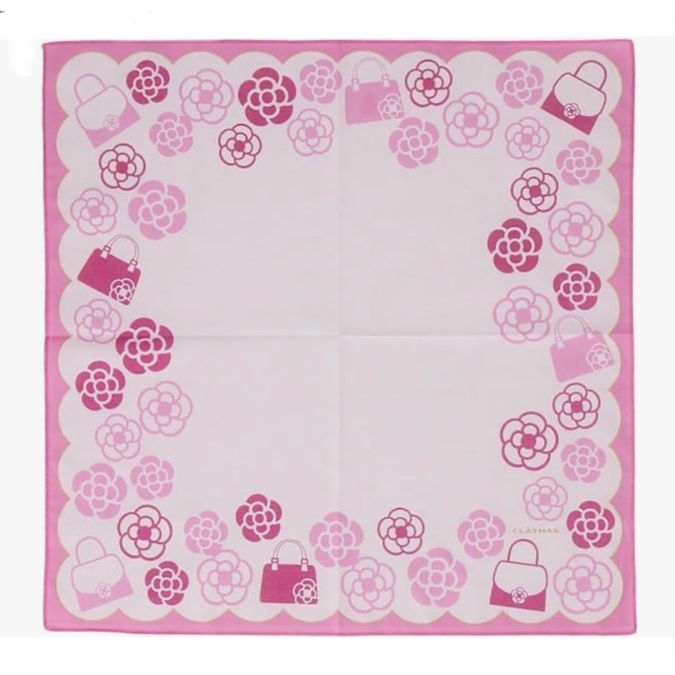 日本製 CLATHAS 手帕 方巾 領巾 現貨-細節圖2