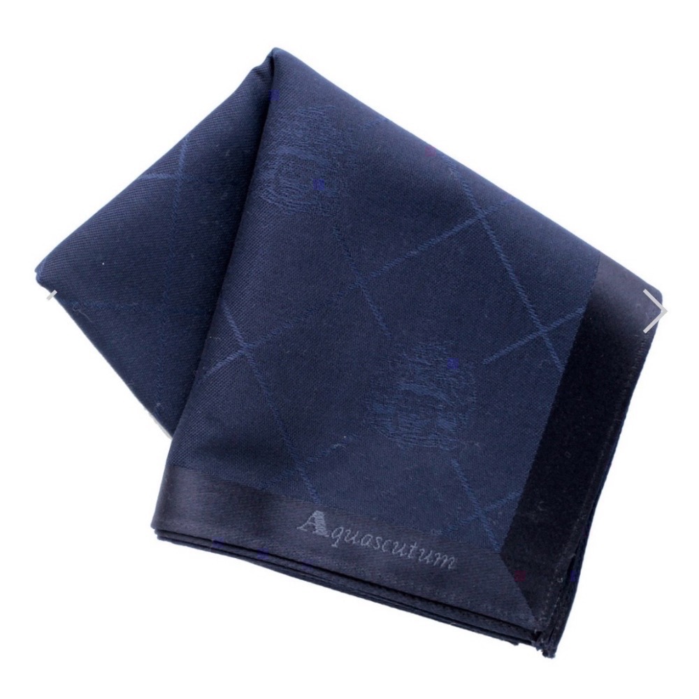 ￼新款 英國品牌 Aquascutum 男士手帕 方巾 現貨-規格圖1