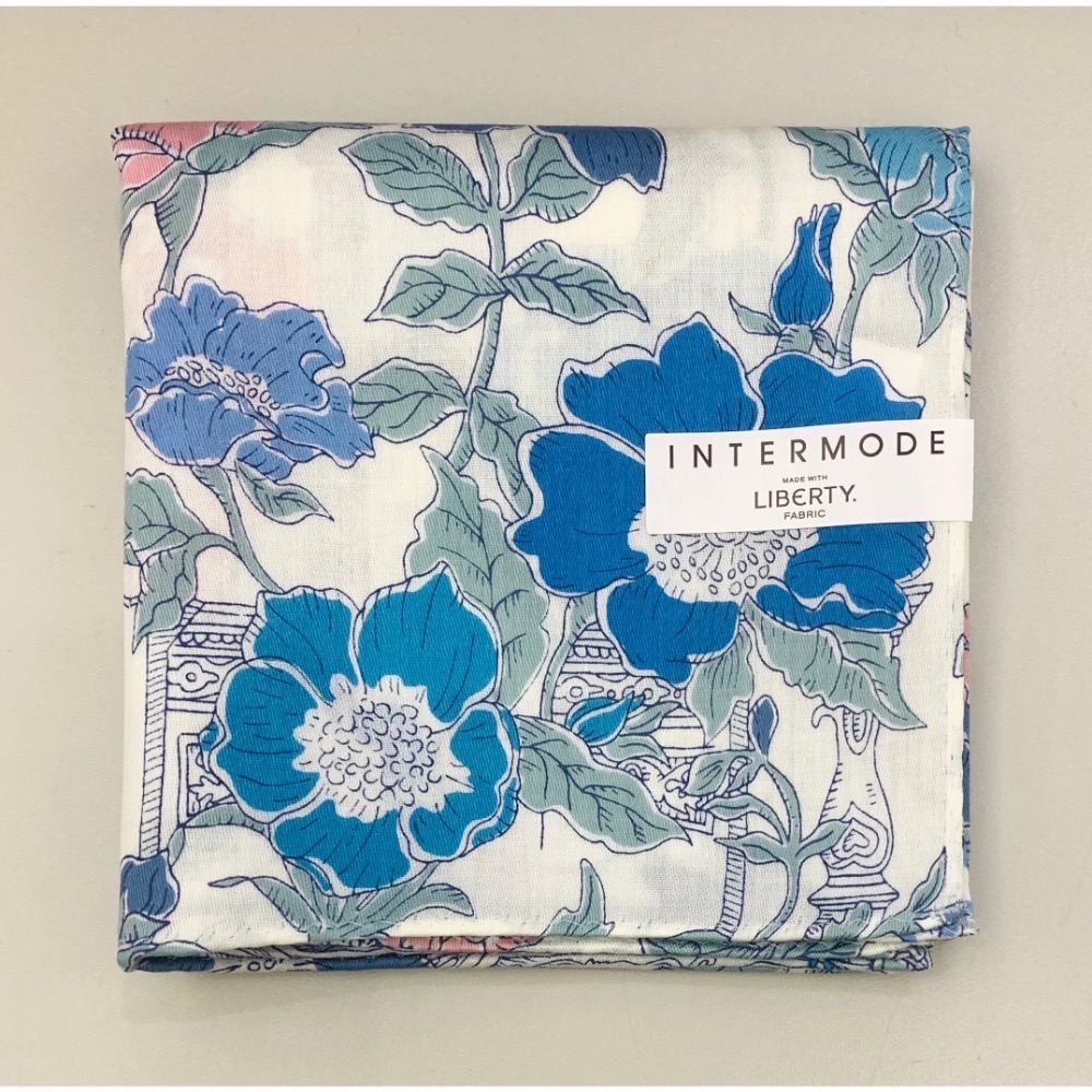 ￼日本製 INTERMODE LIBERTY 手帕 方巾 純棉 現貨-規格圖1
