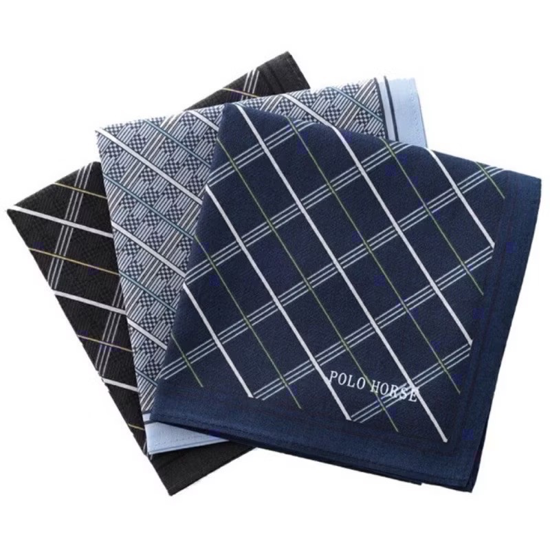 日本製 POLO HORSE 男士手帕 方巾 純棉 現貨-細節圖2
